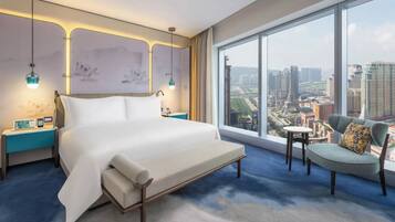 Free minibar items, in-room safe, desk, soundproofing