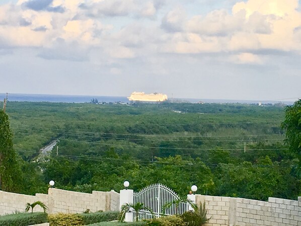 Vue depuis l’hébergement