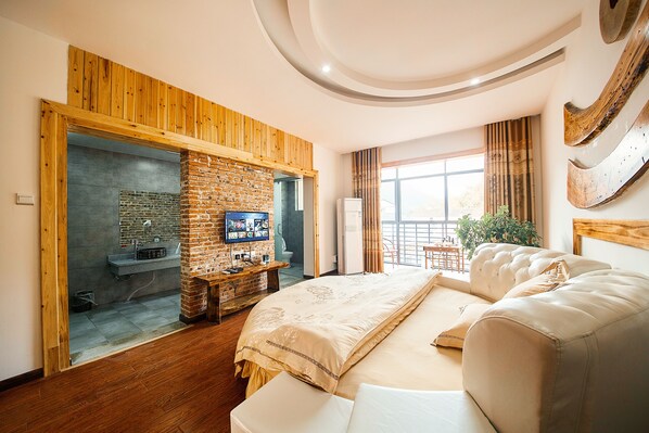 Dobbeltrom – deluxe | Skrivebord, blendingsgardiner og wi-fi (inkludert)