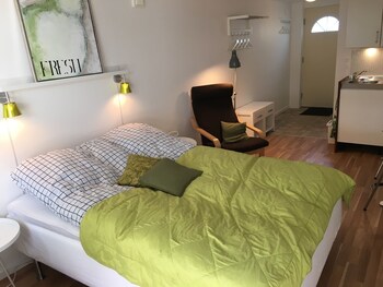 Cozy apartment with own terrace.