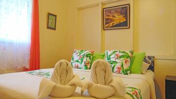 Basic House, 2 Bedrooms, Beachfront | Premium bedding, individually decorated, rollaway beds, WiFi