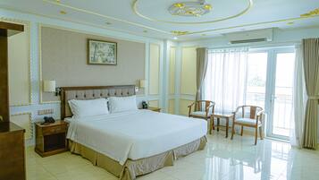 Minibar, in-room safe, desk, blackout curtains