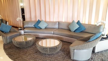 Zona de estar del vestíbulo