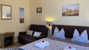 1 makuuhuone, tallelokero huoneessa, ilmainen Wi-Fi, vuodevaatteet