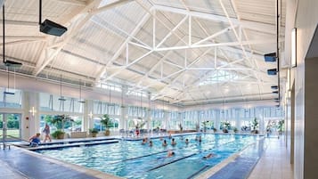 Indoor pool, outdoor pool
