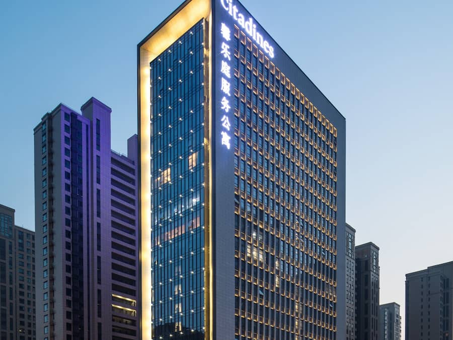 Front of property – evening/night