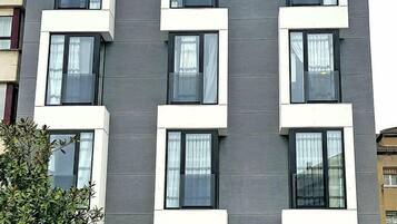 Overnatningsstedets facade