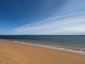 Beach nearby, sun-loungers