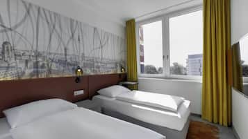 Standard Room, 2 Twin Beds | Hypo-allergenic bedding, blackout drapes, soundproofing