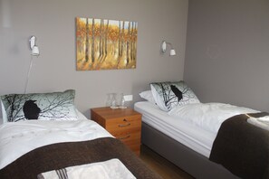 Blackout drapes, soundproofing, iron/ironing board, rollaway beds - Great View Guesthouse (Akureyri)