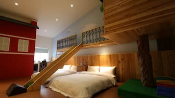 Family Quadruple Room, 2 Double Beds | View from room