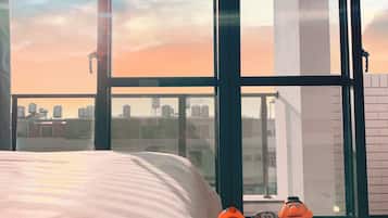 Deluxe Double Room, 1 Double Bed (401) | Down duvets, desk, blackout curtains, soundproofing