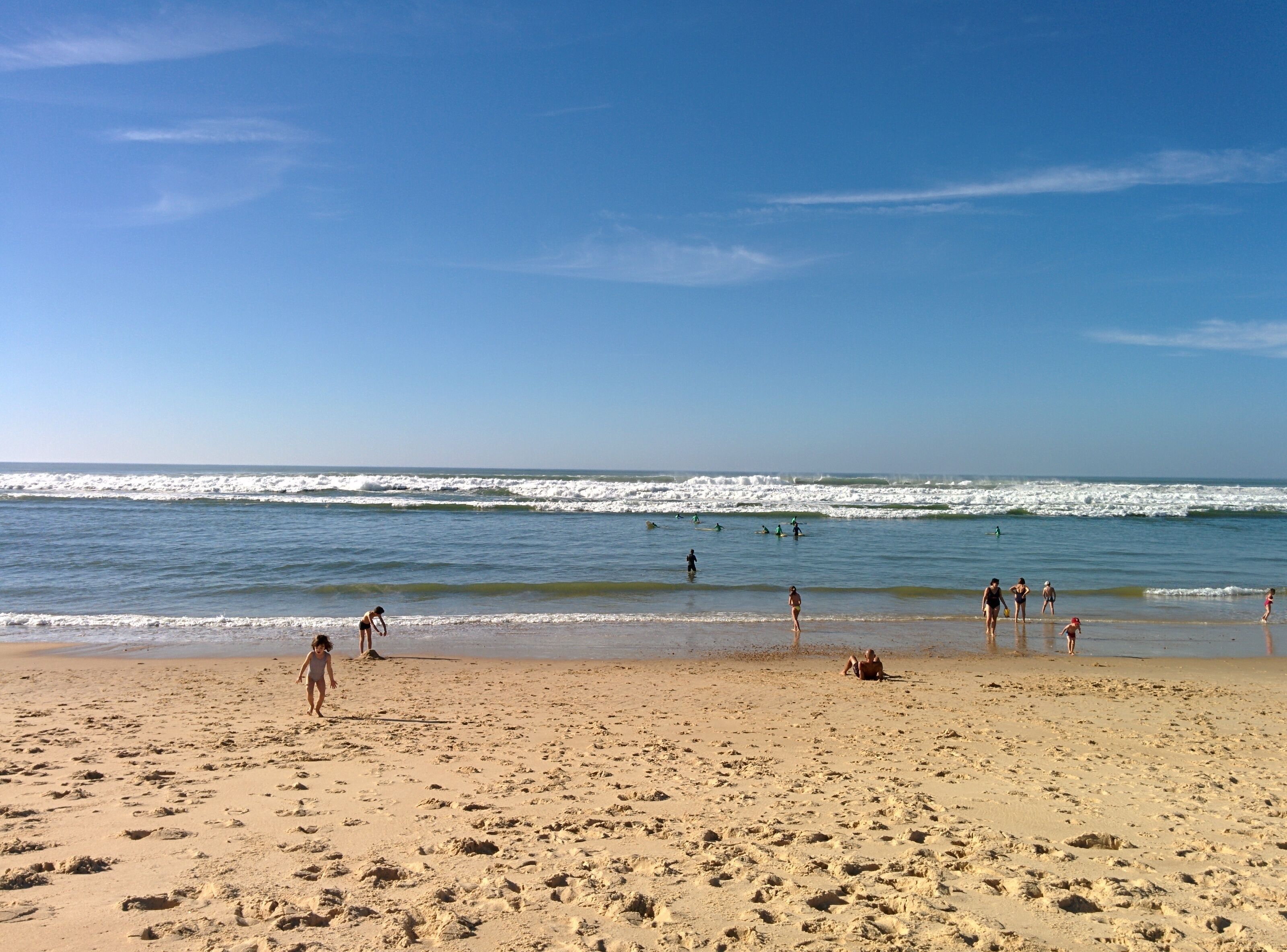 On the beach