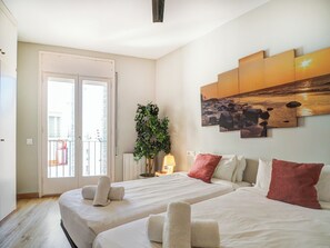 2 soveværelser, strygejern/strygebræt, gratis Wi-Fi, sengetøj