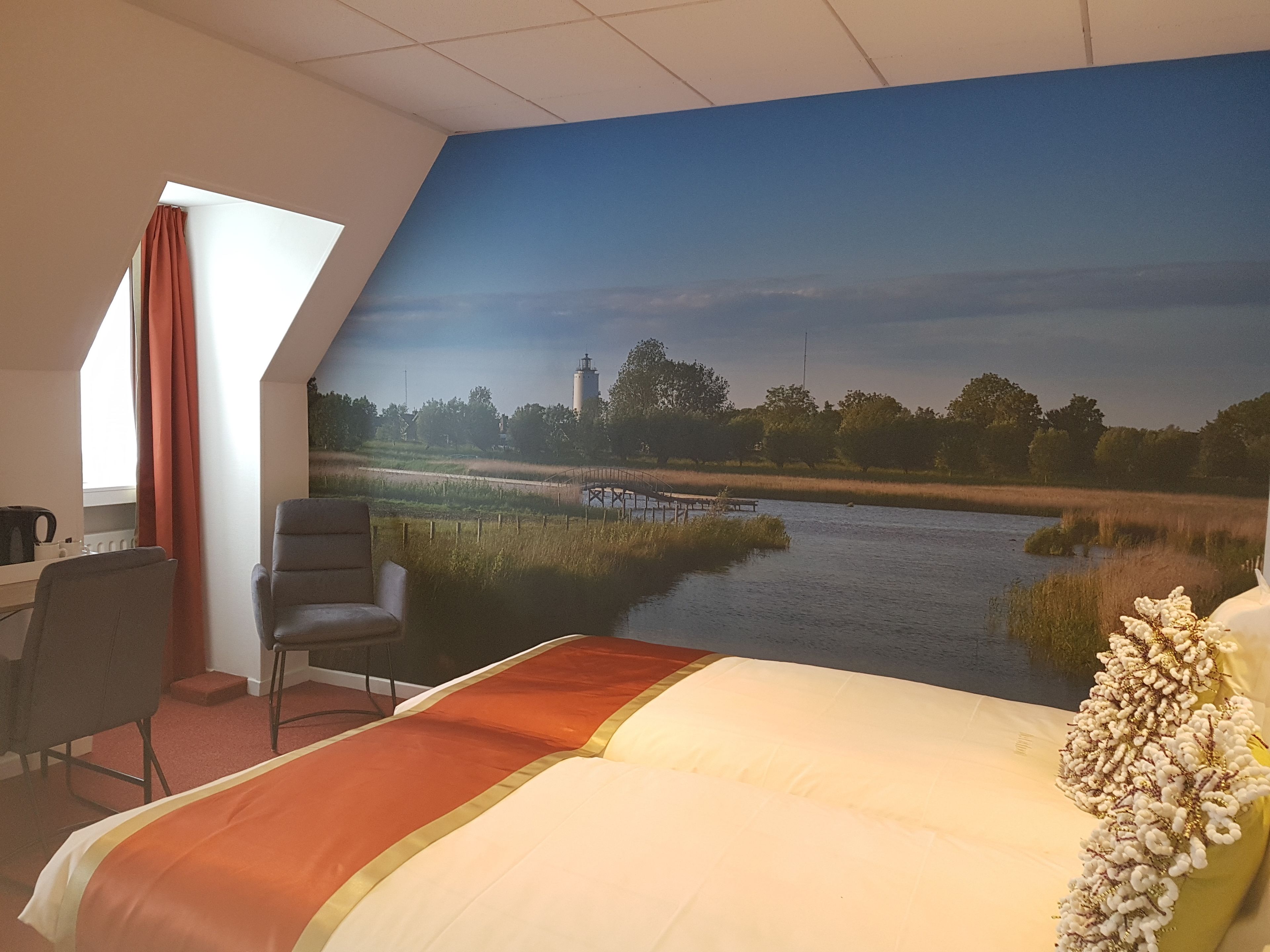 twin room | premium bedding, minibar, in-room safe, desk