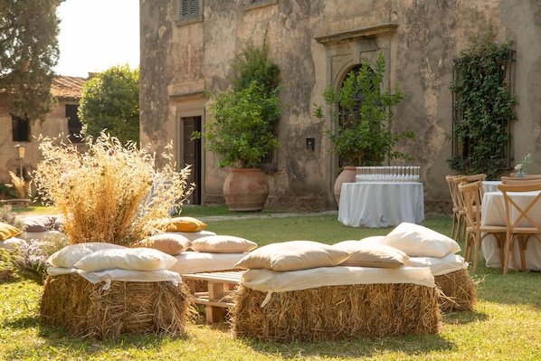 Espace de mariage à l’extérieur