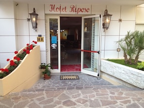 Fassade der Unterkunft