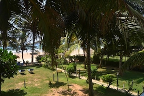 Blick von der Unterkunft