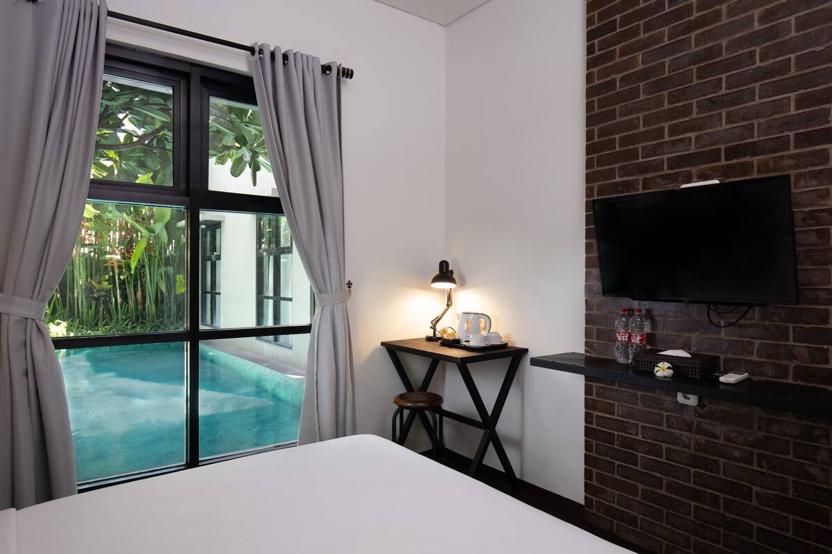 Kamar Double Deluks, pemandangan kolam renang | Pemandangan dari kamar