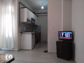 Classic Apartment, 1 Bedroom | Living area | Flat-screen TV - C C Home Apart (Edirne)