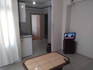 Classic Apartment, 1 Bedroom | Living area | Flat-screen TV - C C Home Apart (Edirne)