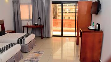 Chambre Deluxe avec lits jumeaux, 1 chambre | Literie de qualité supérieure, coffres-forts dans les chambres