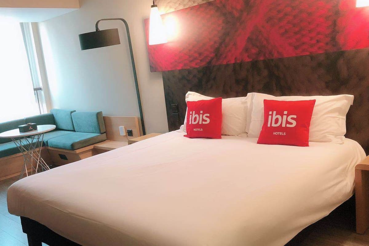 Down duvets, memory-foam beds, desk, blackout curtains