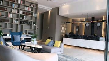 Mostrador para check-in y check-out