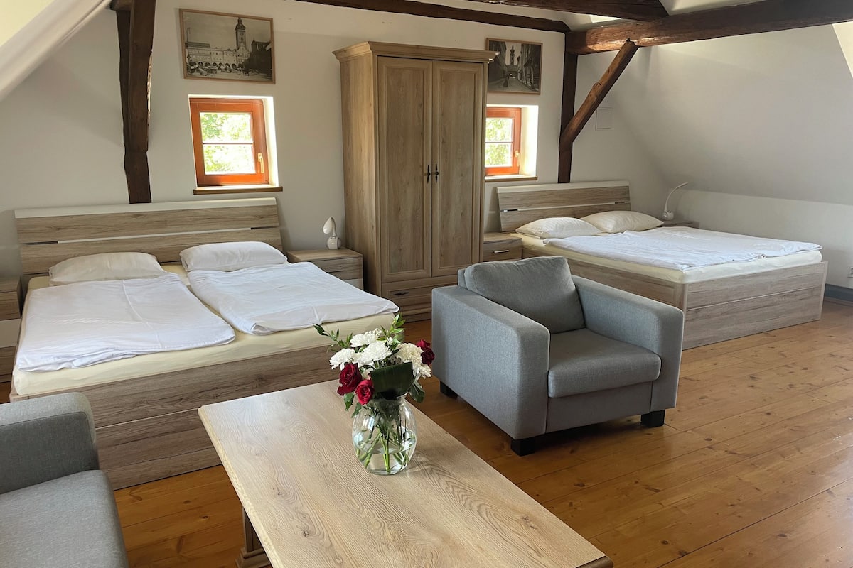 blackout curtains, iron/ironing board, free wifi, bed sheets