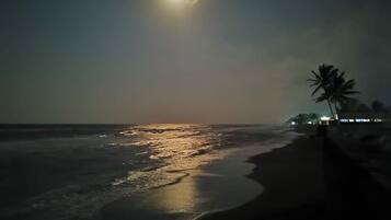 On the beach
