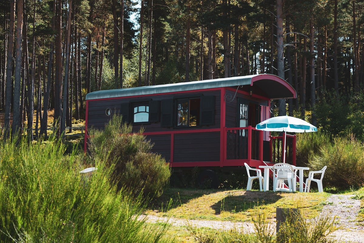 Trailer conforto, suíte, vista para o lago (La Roulotte: 4 personnes ) | Fachada