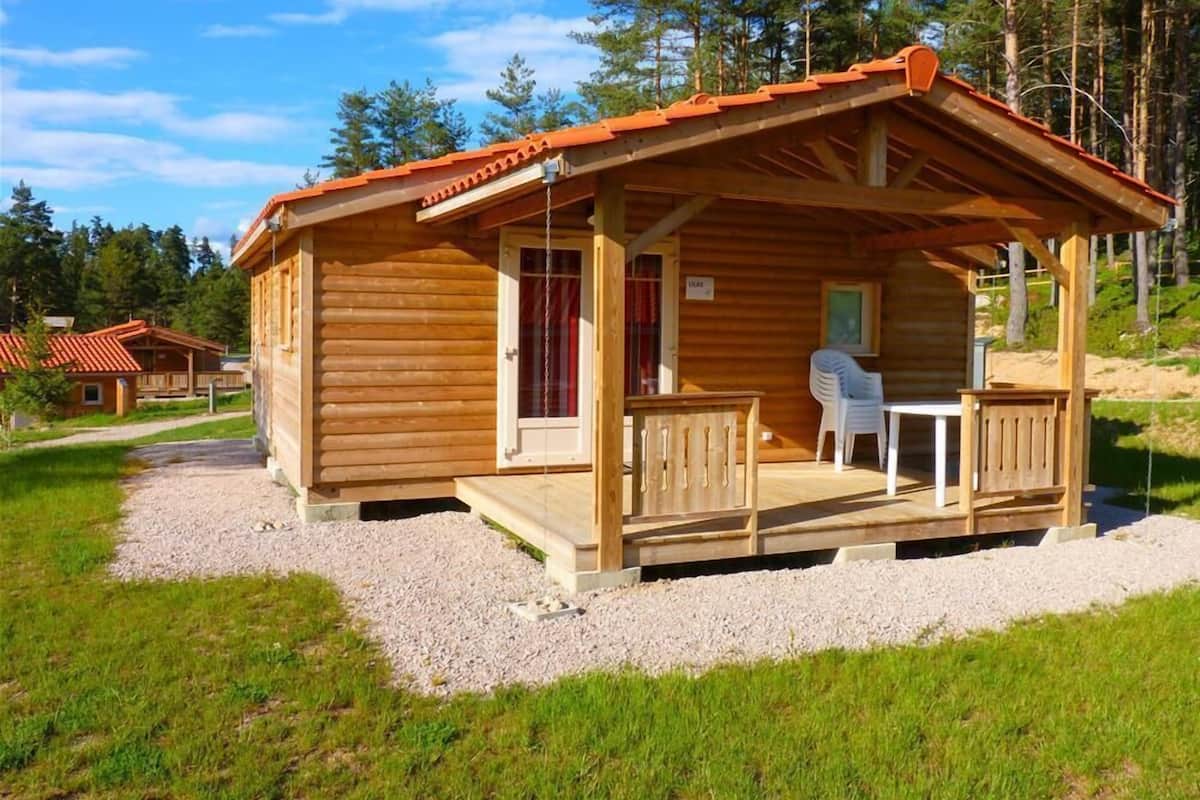 Chalé, suíte, vista para o lago (Charlay: 6 personnes) | Jardim