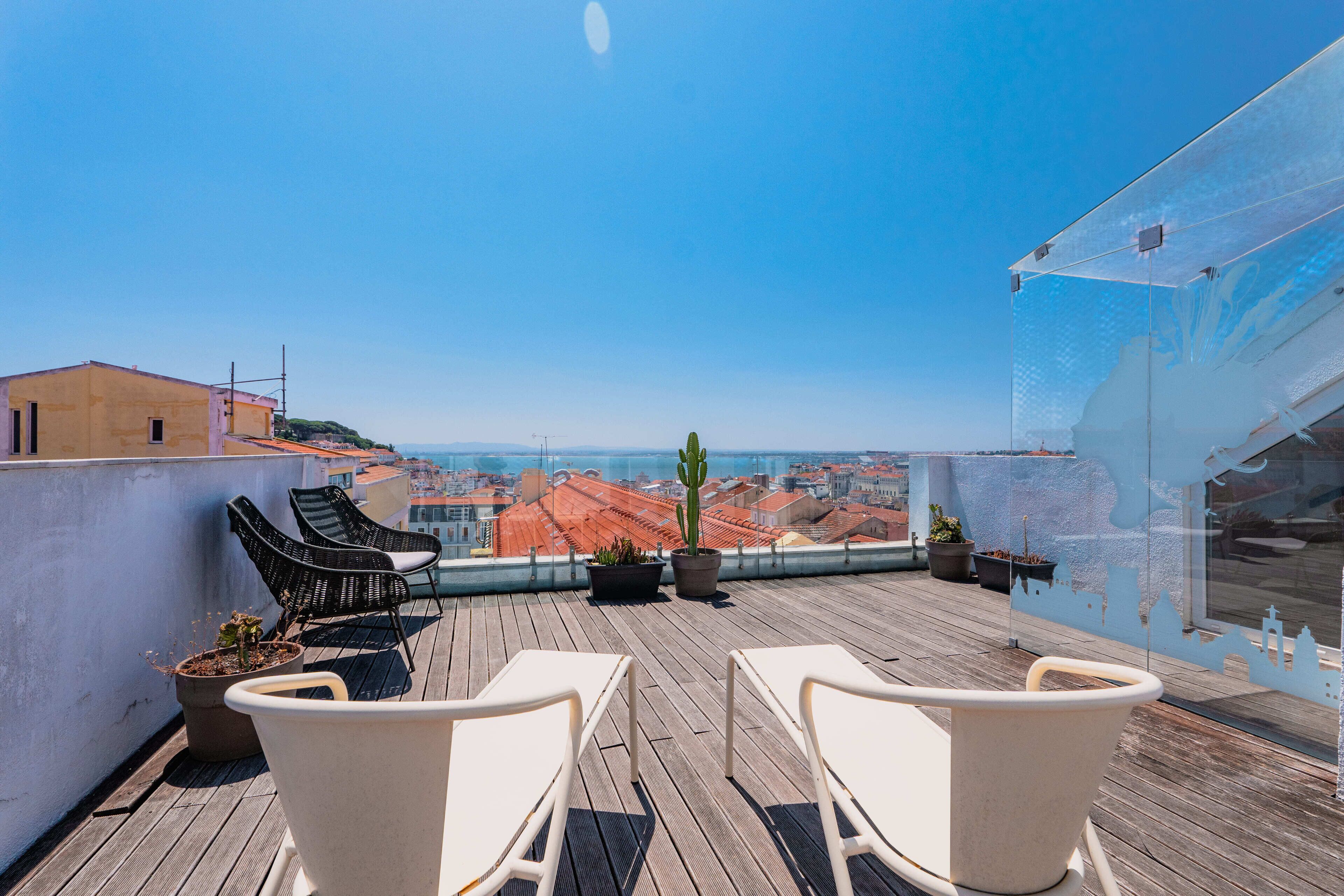 Signature Suite with Terrace and River View | Blick auf die Stadt