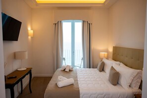 1 phòng ngủ, bộ trải giường bằng vải Frette của Ý 