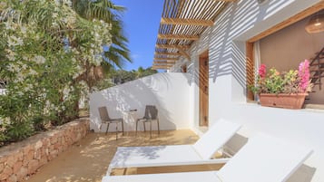 Dupleks - terrasse (Es Vedra) | 1 soveværelse, strygejern/strygebræt, gratis Wi-Fi, sengetøj