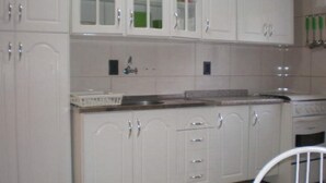 Apartment (1018) | Private kitchen - Apartamento Menos de 100m do Mar (Bombinhas)