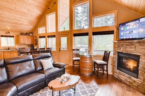 평면 TV, 벽난로