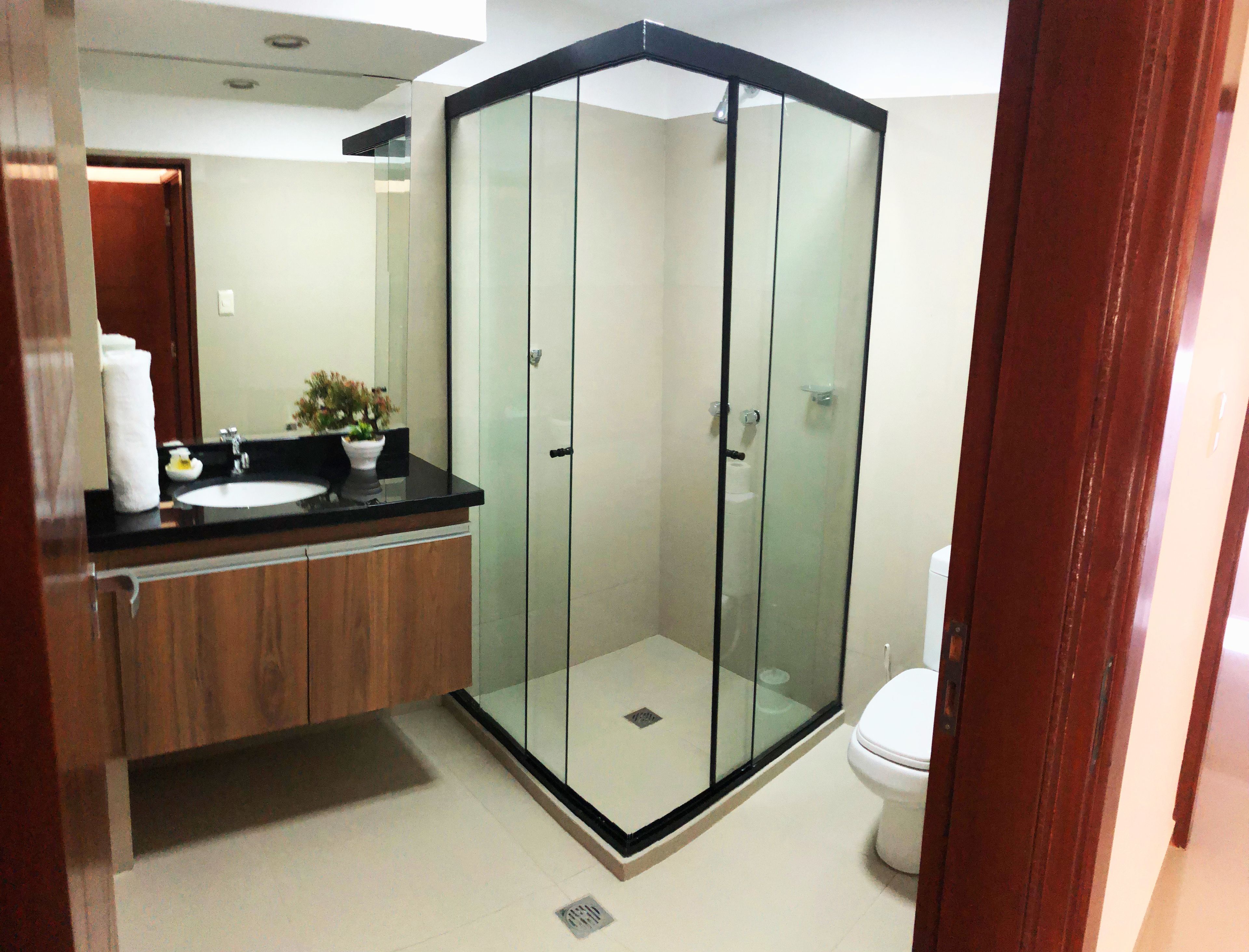 Apartment, 2 Bedrooms, Balcony, City View | Bathroom | Shower, free toiletries, towels