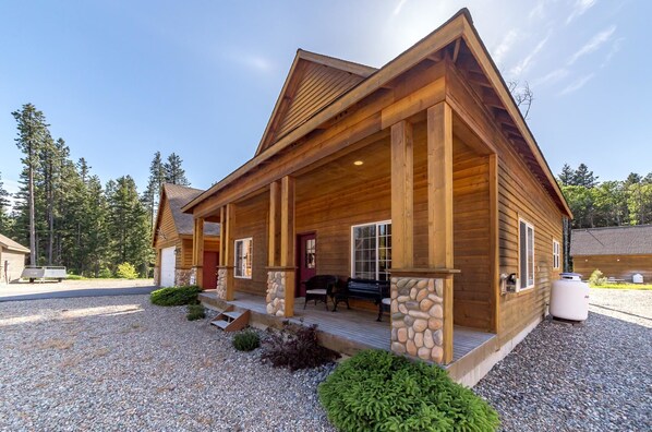 Majoituspaikan julkisivu