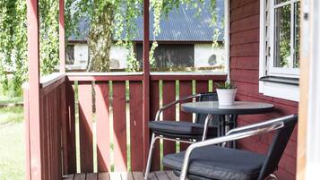 Cabane, salle de bains privée | Terrasse/Patio