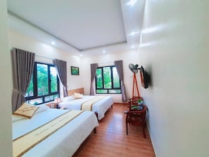 Chambres insonorisées, Wi-Fi gratuit, draps fournis