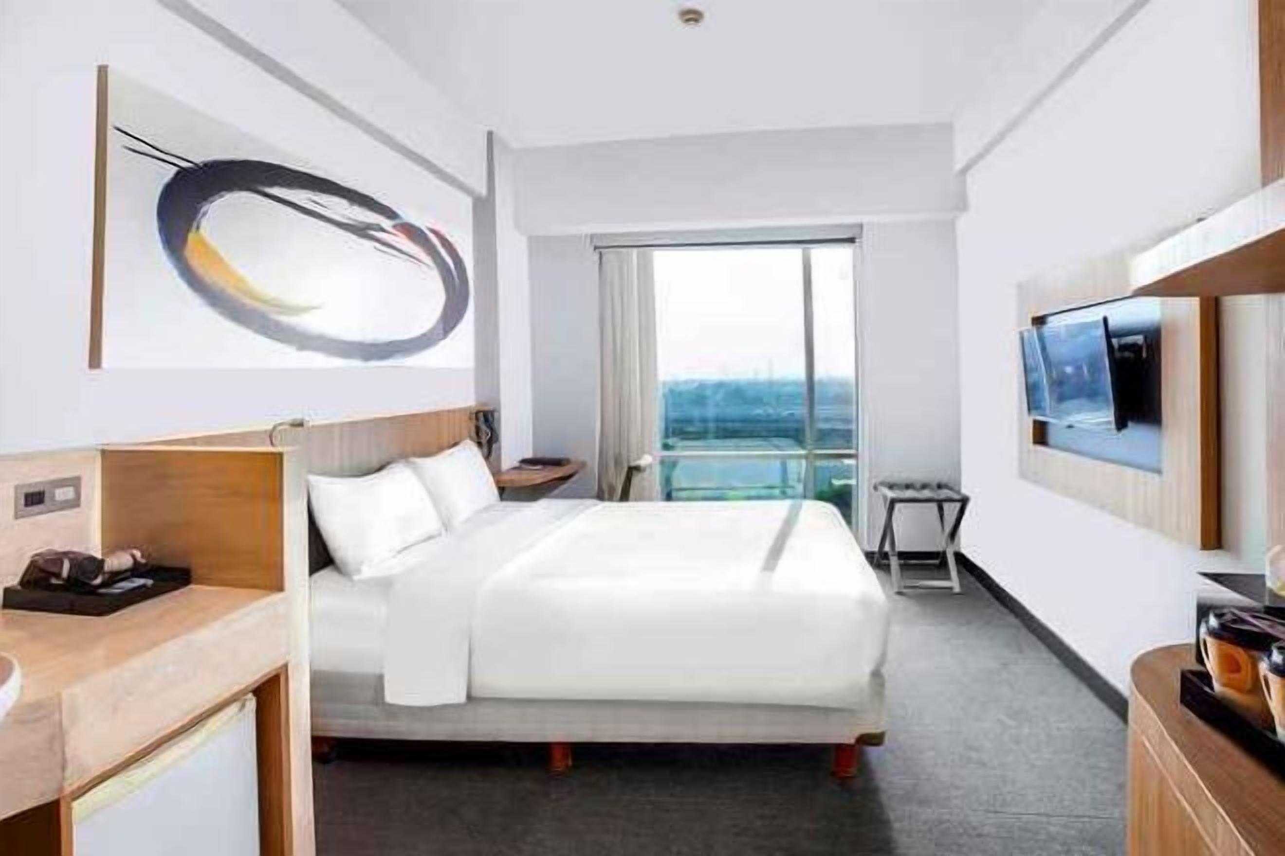 Coffres-forts dans les chambres, bureau, rideaux occultants