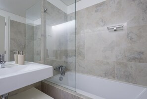 Shower, hair dryer