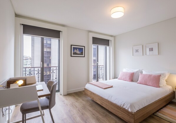 1 slaapkamer, een strijkplank/strijkijzer, gratis wifi