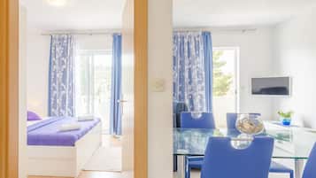 Apartment, 1 Bedroom, Sea View (Plavi) | 1 bedroom, desk, blackout drapes, soundproofing
