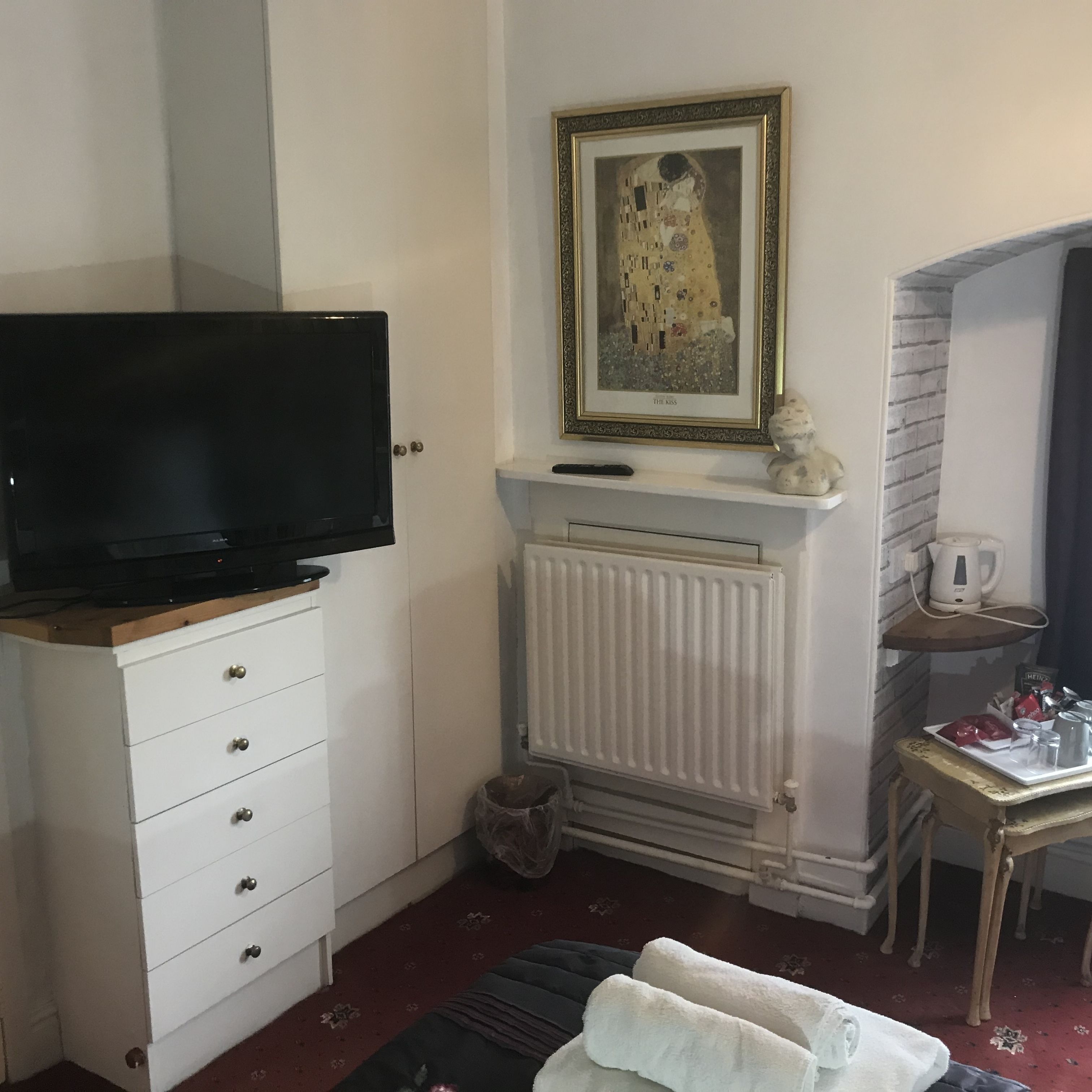 double room (the librarians room) | premium bedding, iron/ironing board, free wifi, bed sheets