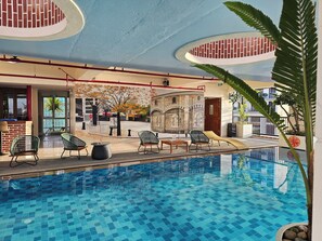 Piscina en la azotea