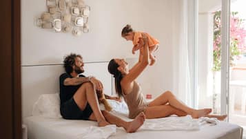 Suite Superior, 1 camera da letto, balcone | Lenzuola Frette, biancheria da letto di alta qualità