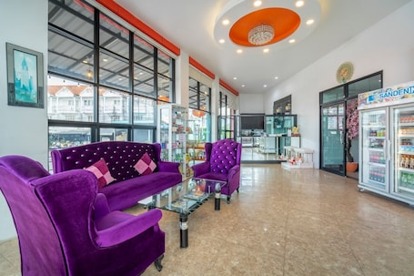 Sala de estar en el lobby