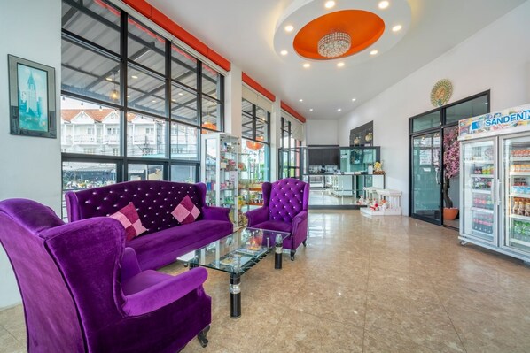 Sala de estar en el lobby